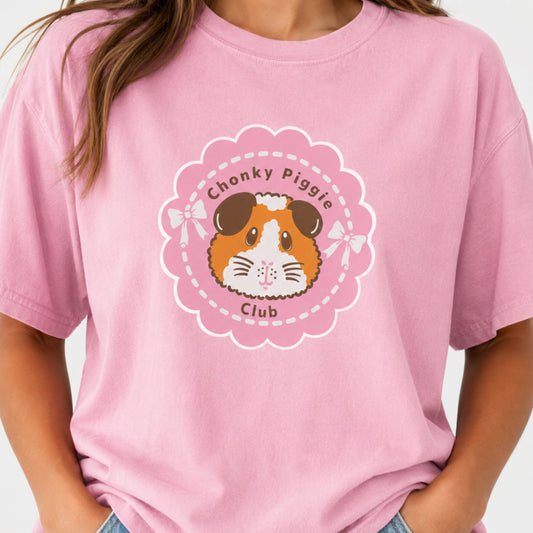 Chonky Piggie Club Guinea Pig T-Shirt