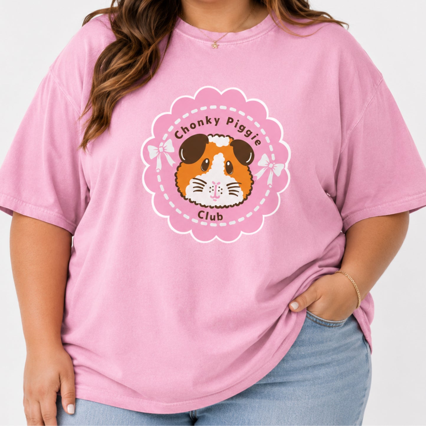 Chonky Piggie Club Guinea Pig T-Shirt