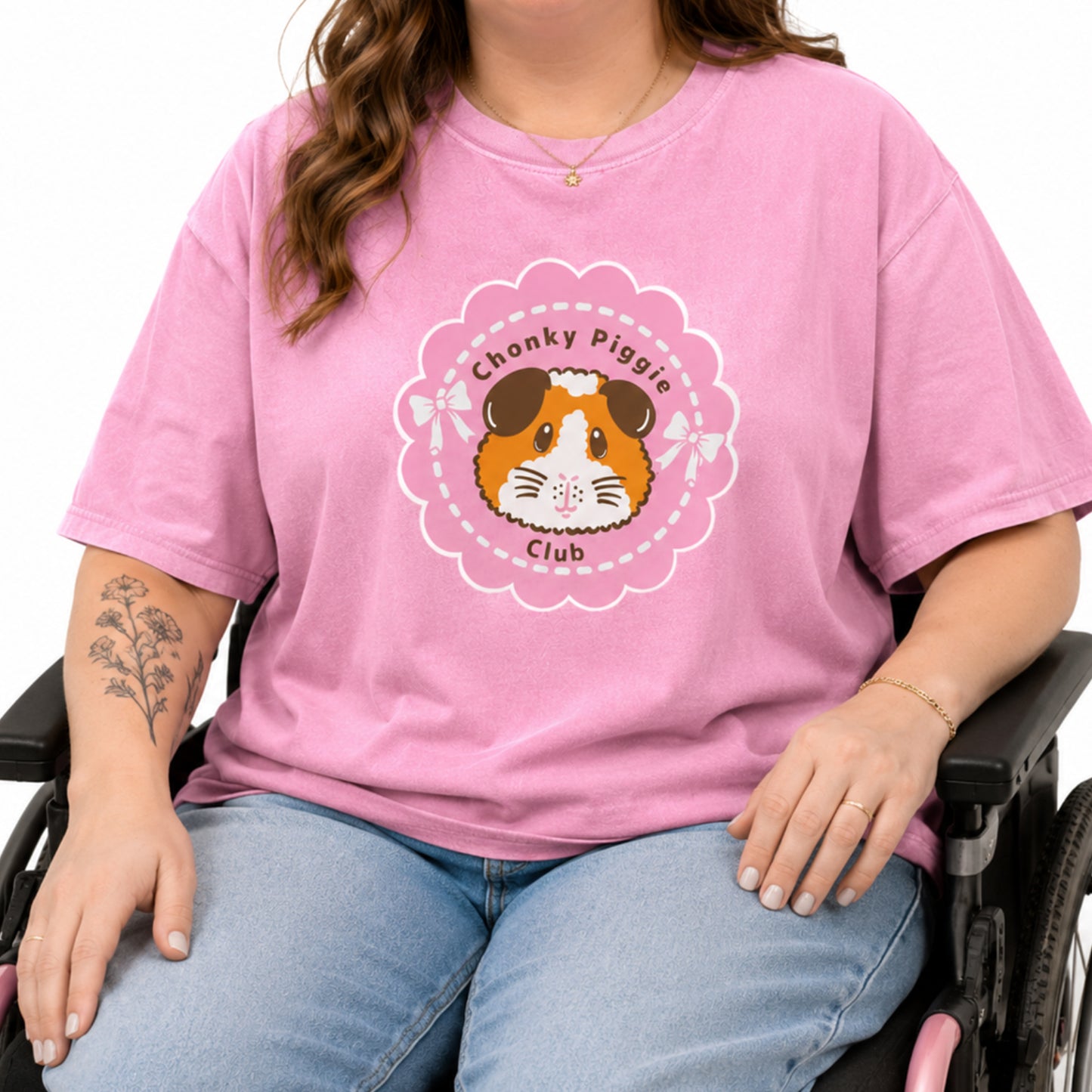 Chonky Piggie Club Guinea Pig T-Shirt