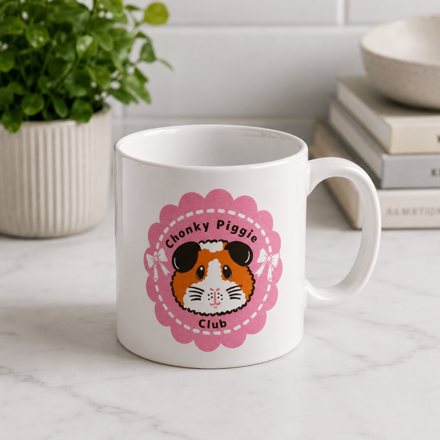 Chonky Piggie Club Guinea Pig Mug