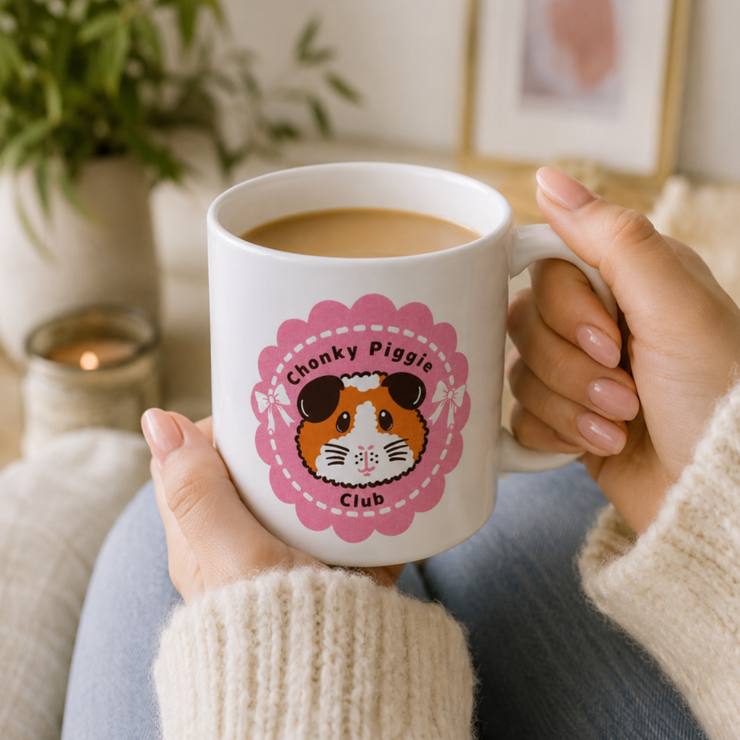 Chonky Piggie Club Guinea Pig Mug