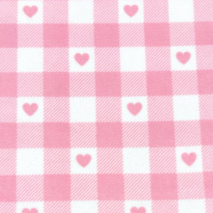Pink Gingham Hearts Cuddle Cup Bed