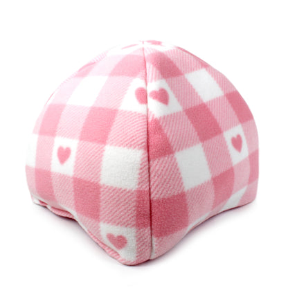 Pink Gingham Hearts Hidey House
