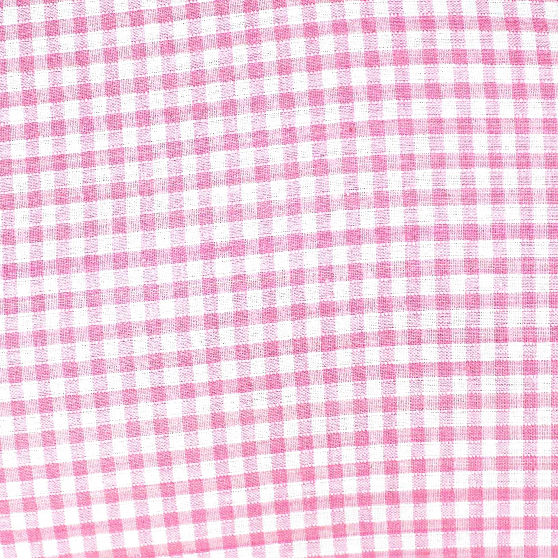 Pink Gingham Guinea Pig Hidey House, close up of the pink gingham cotton