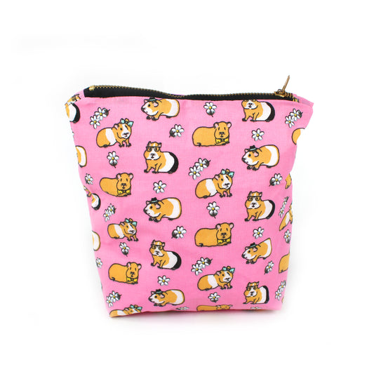 Pink Guinea Pig Mini Accessory Bag