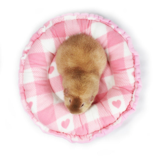Pink Heart Doughnut Bed
