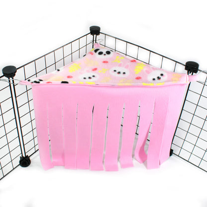 Pink Panda Corner Fleece Forest