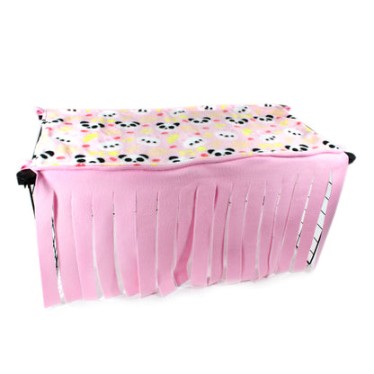 Pink Panda Large Fleece Forest