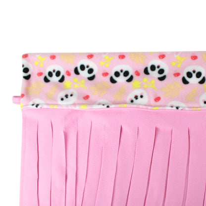 Pink Panda Large Fleece Forest