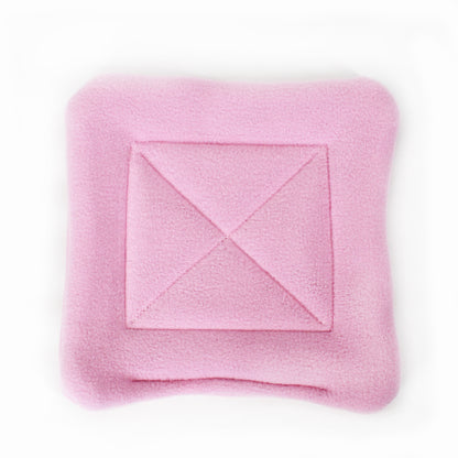 Pair Of Absorbent Baby Pink Fleece Pee Pads For Guinea Pigs