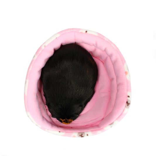 Pink Polar Bear Cuddle Cup Bed