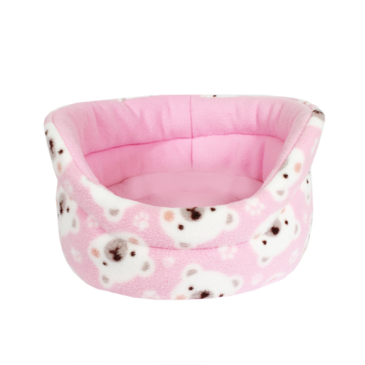 Pink Polar Bear Cuddle Cup Bed