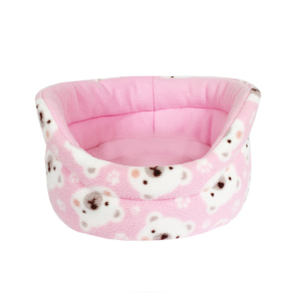 Pink Polar Bear Cuddle Cup Bed