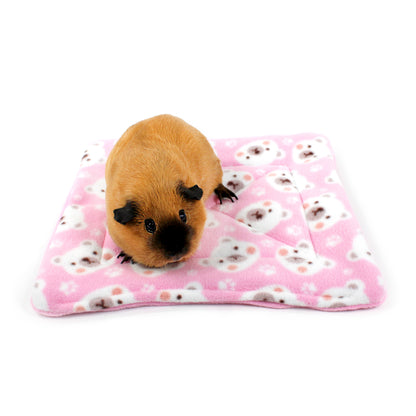 Pink Polar Bear Large Square Pee Pad