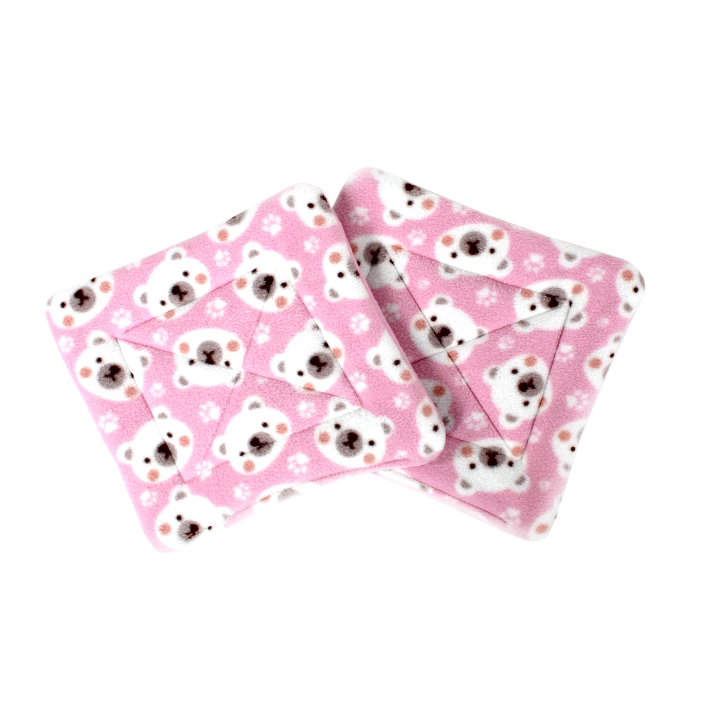Square Pink Polar Bear Pee Pads
