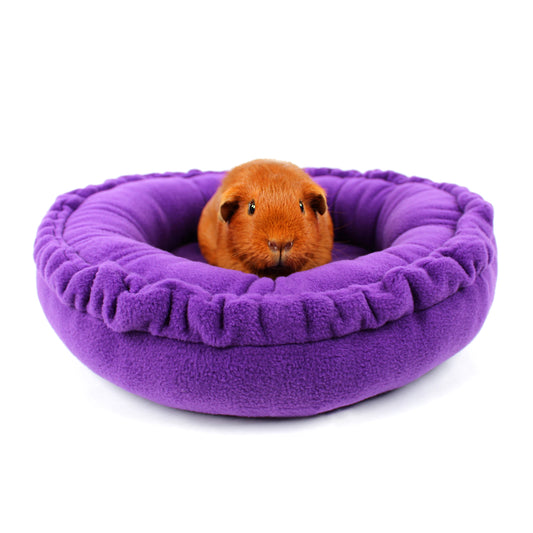Plain Purple Doughnut Bed