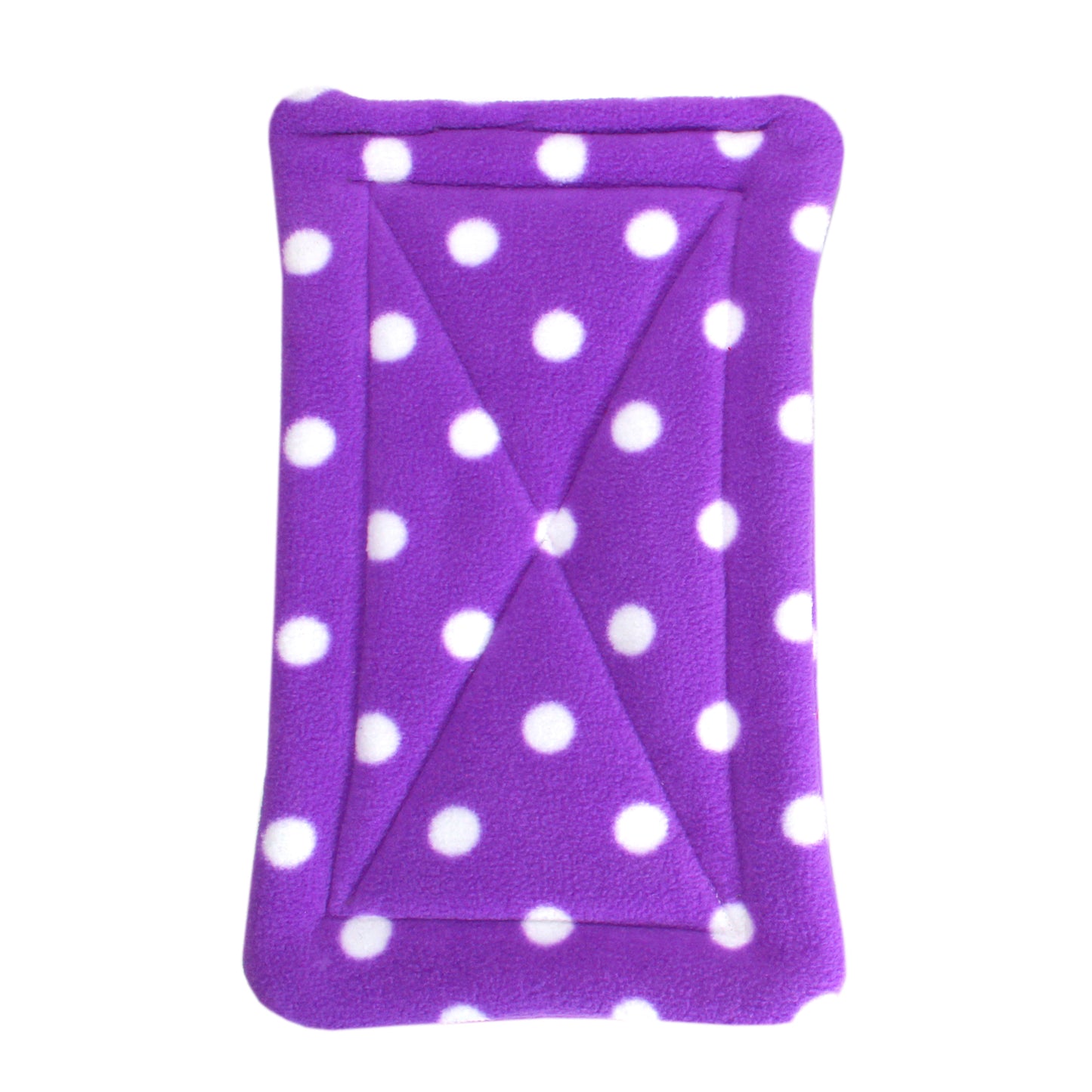 Absorbent Purple Polka Dot Fleece Guinea Pig Pee Pad