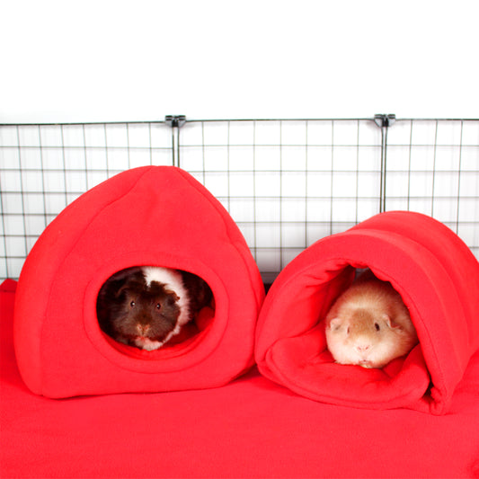 Red Guinea Pig Fleece Accessory Bundle