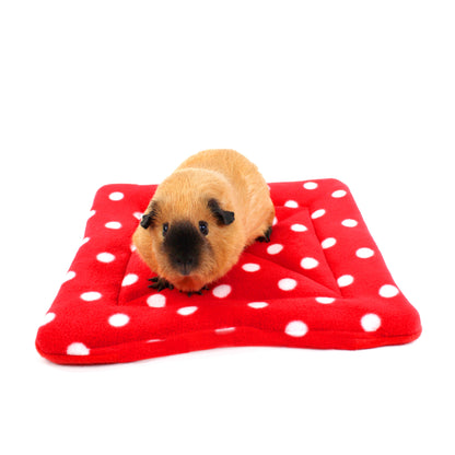 Large Red Polka Dot Square Pee Pad