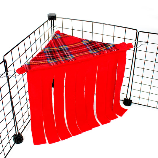 Red Tartan Corner Fleece Forest