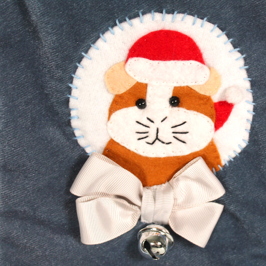Ginger & White Guinea Pig Luxury Christmas Stocking