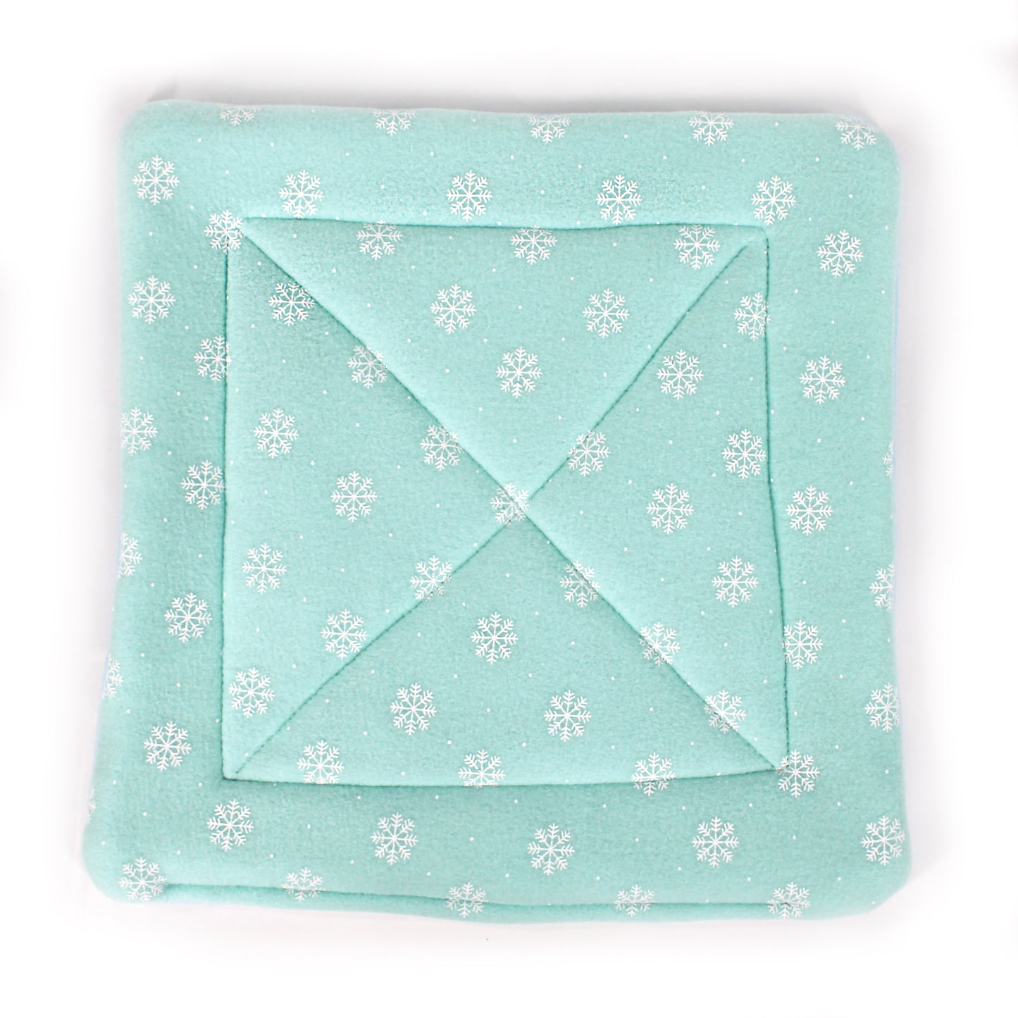 Mint Frost Snowflake Large Square Pee Pad