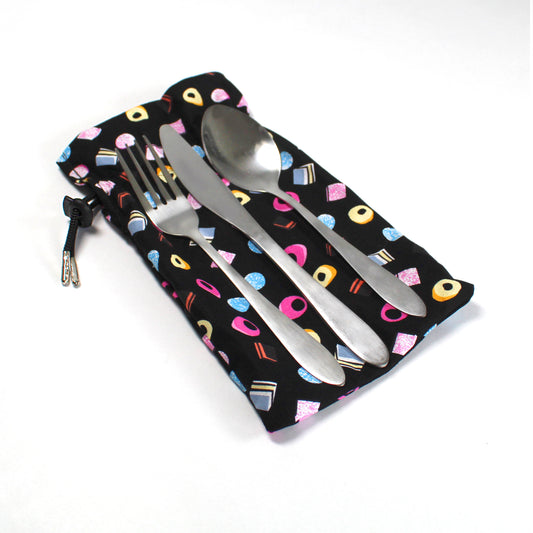 Liquorice Allsorts Travel Cutlery  Bag