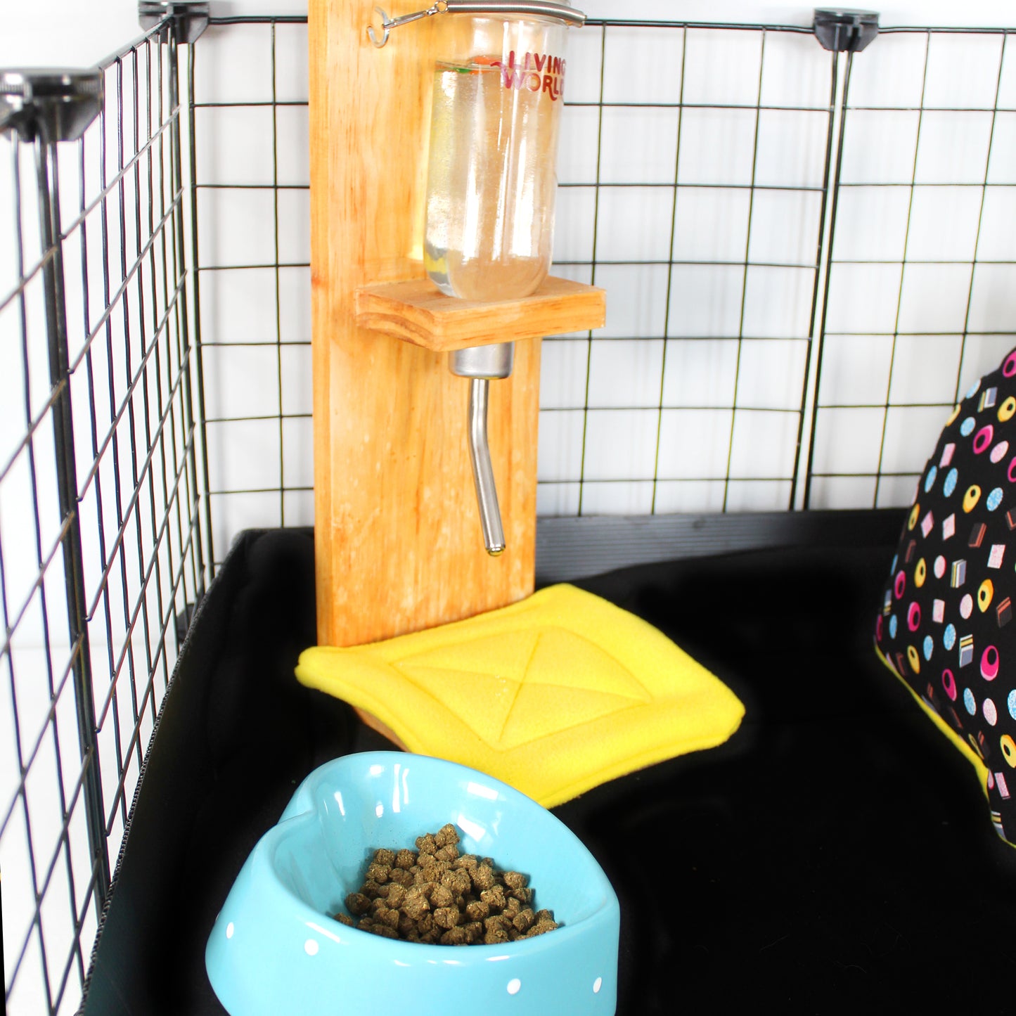 Pair Of Yellow Water Bottle Drop Pads