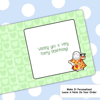Guinea Pig Blowing a Trumpet Birthday Card