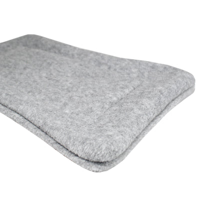 Pair of Absorbent Gray Fleece Pee Pads For Guinea Pig
