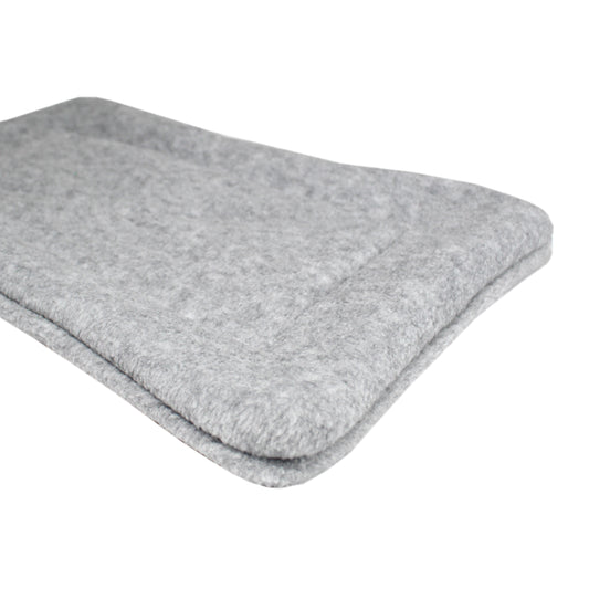 Pair of Absorbent Gray Fleece Pee Pads For Guinea Pig