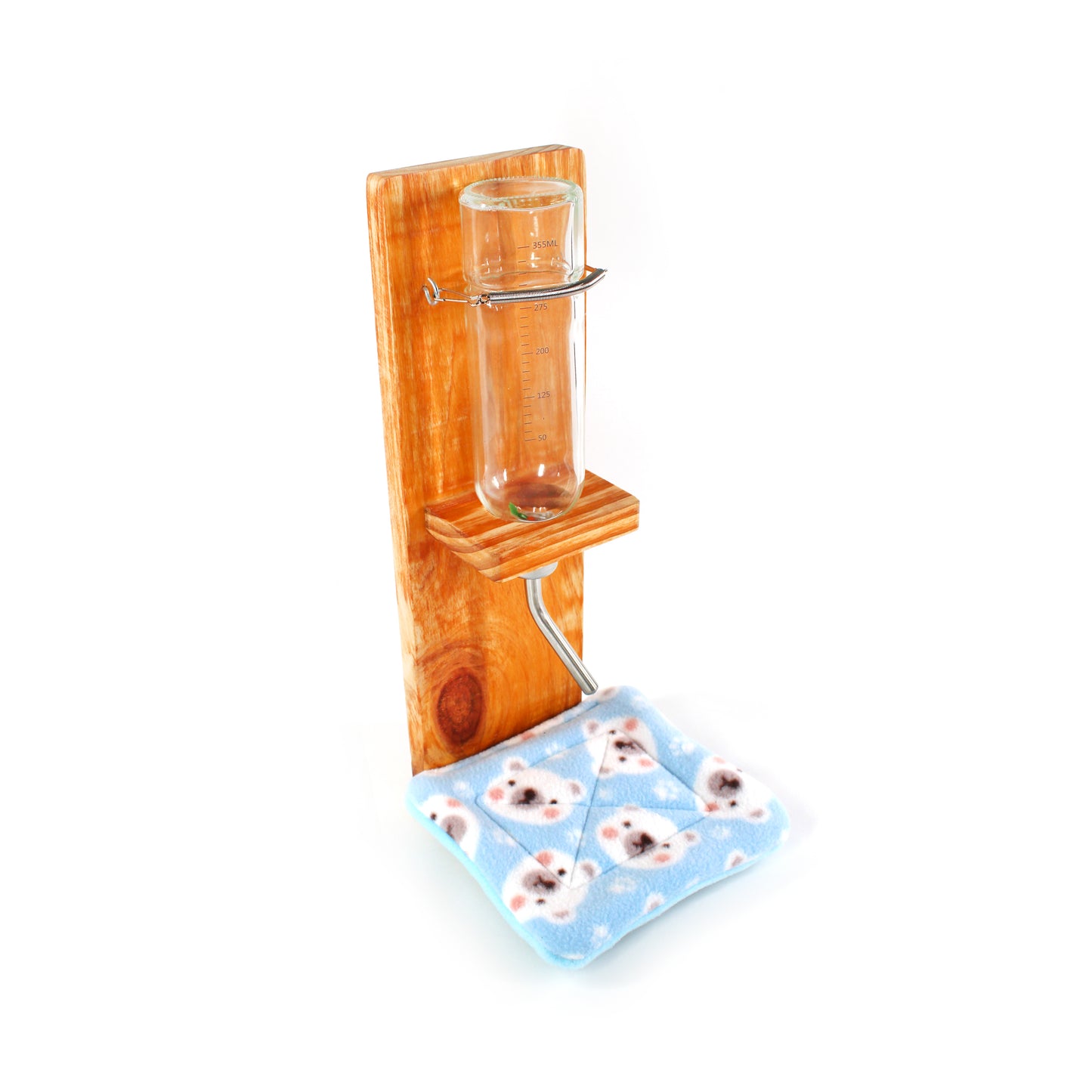 Blue Polar Bear Water Bottle Drip Pads