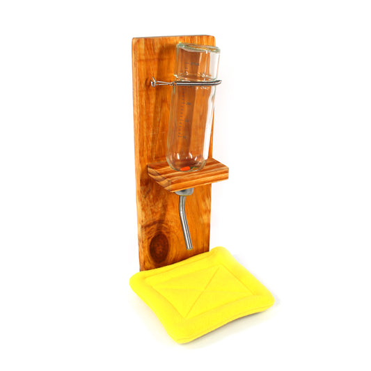 Yellow Water Bottle Drip Pads for Guinea Pigs